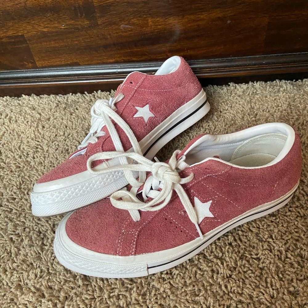 Converse all star suede sneakers